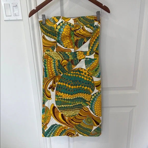 Banana Republic | Dresses | Banana Republic Strapless Dress In Green And Yellow | Poshmark Banana Republic | Dresses | Banana Republic Strapless Dress In Green And Yellow | Poshmark